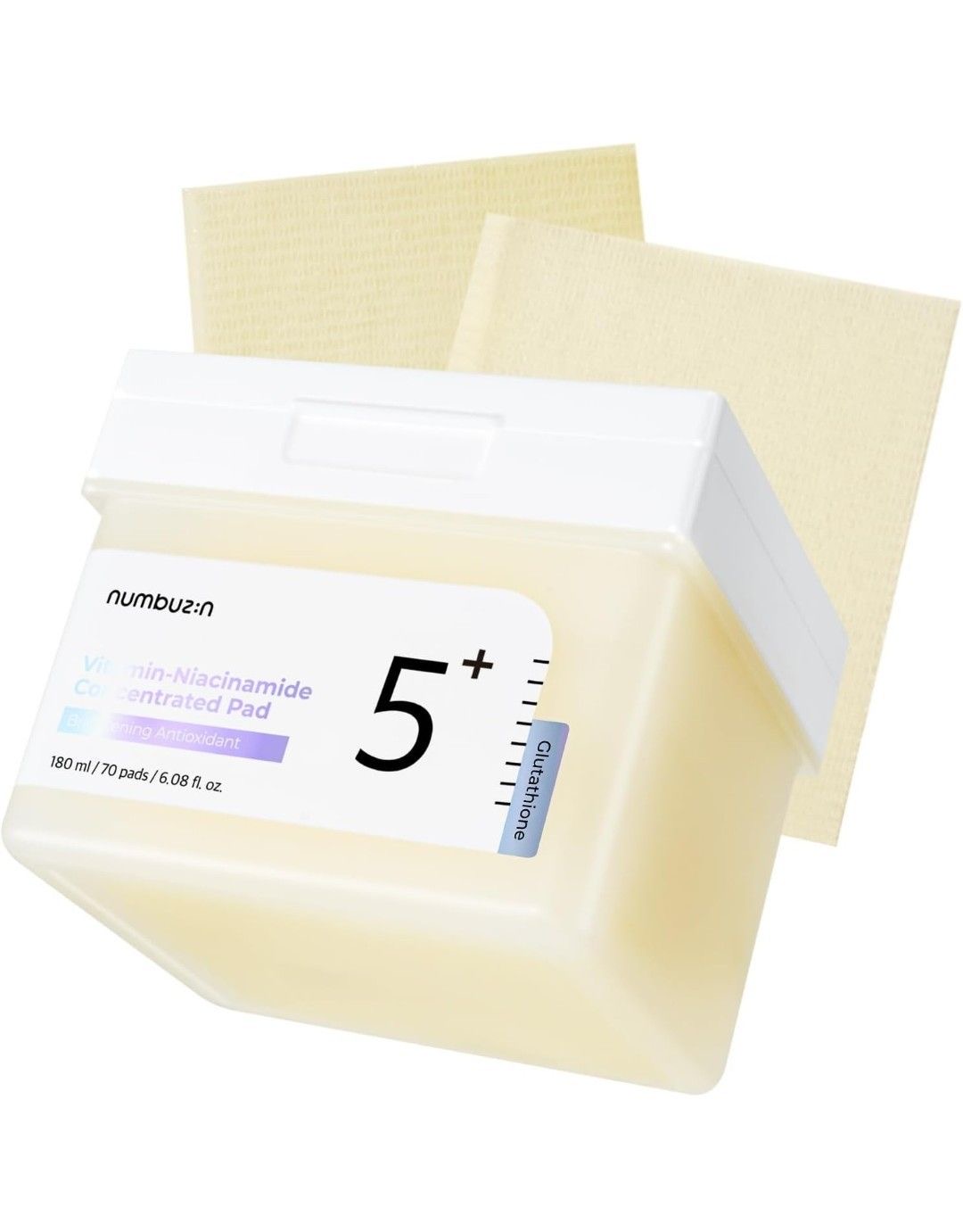 numbuzin - No.5+ Glutathione Vitamin-Niacinamide Concentrated Pad