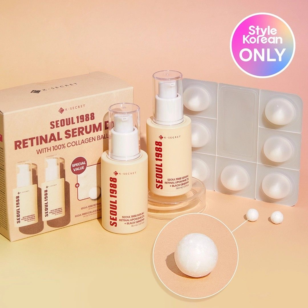 Ksecret - Retinal Black Ginseng Serum Double Set