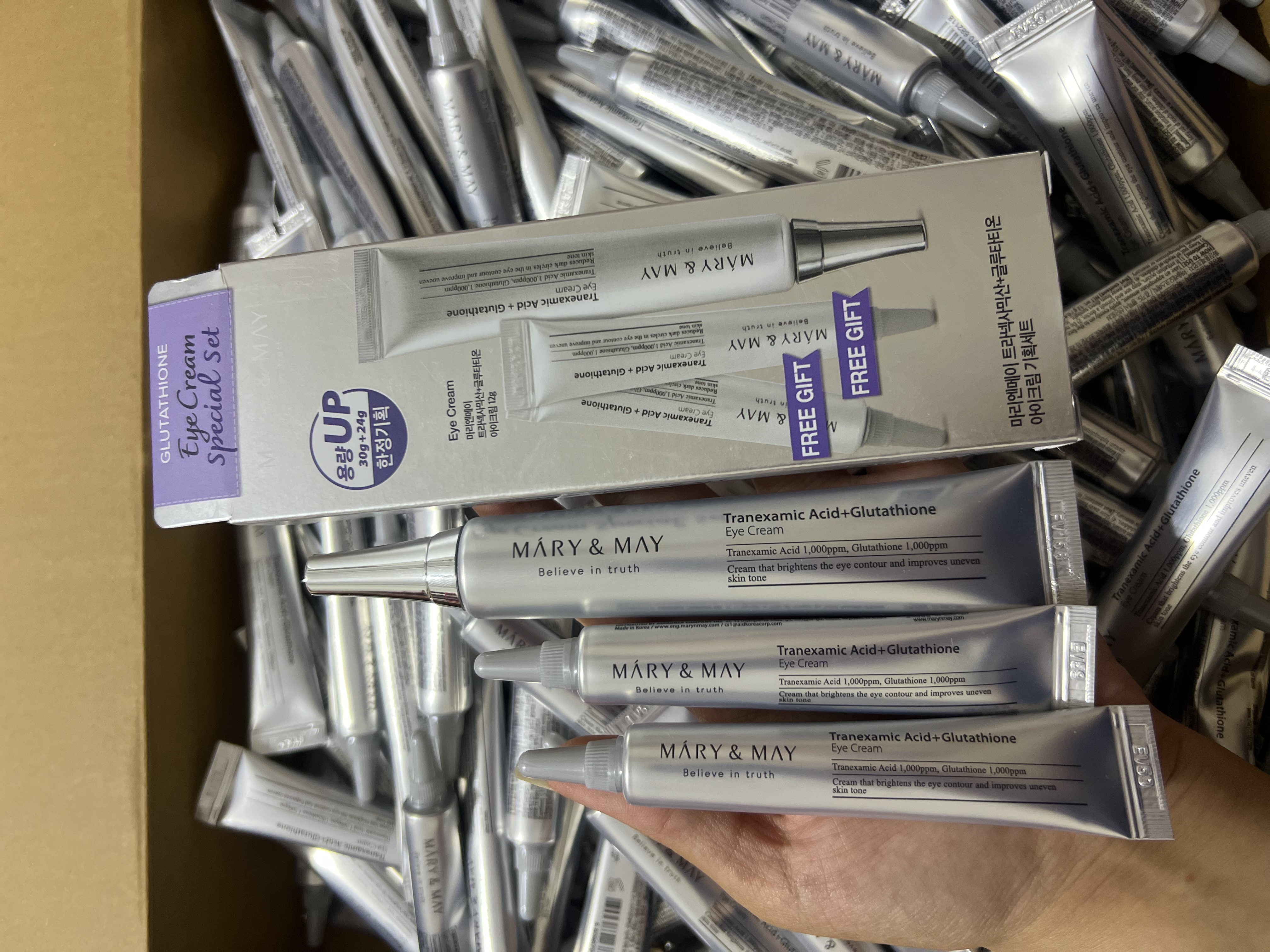 Mary&May - Tranexamic Acid + Glutathione Eye Cream special set
